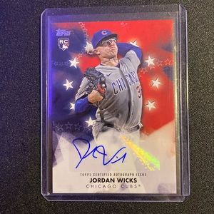 Topps 2024 series one baseball, Rookie card, autograph, Jordan Wicks